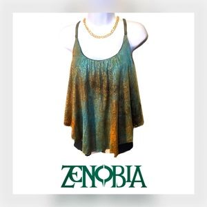 👚 Zenobia Metallic Tank